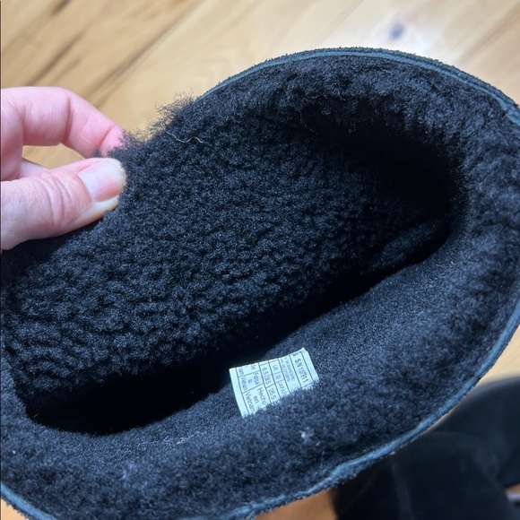 NWOT UGG Black Suede New Heights Platform Xtra Over the Knee Boots | Size 8.5 - Picture 10 of 11